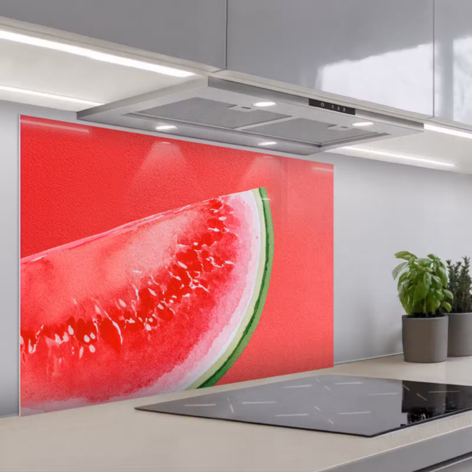 Paraschizzi cucina - Anguria - Rosso - Estate — 1