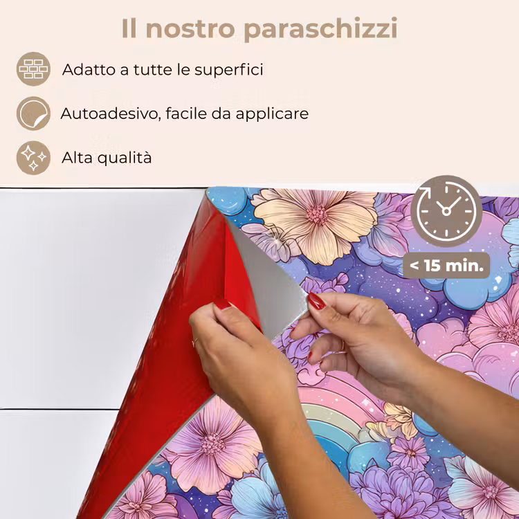 Paraschizzi cucina - Arcobaleni - Fiori - Colori - Nuvole — 4