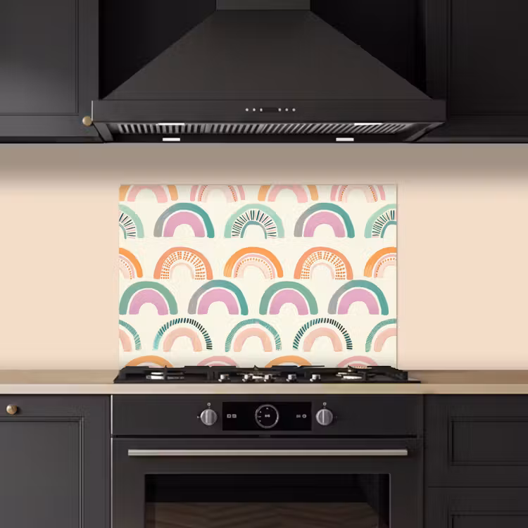 Paraschizzi cucina - Arcobaleno - Pastello - Modello — 5