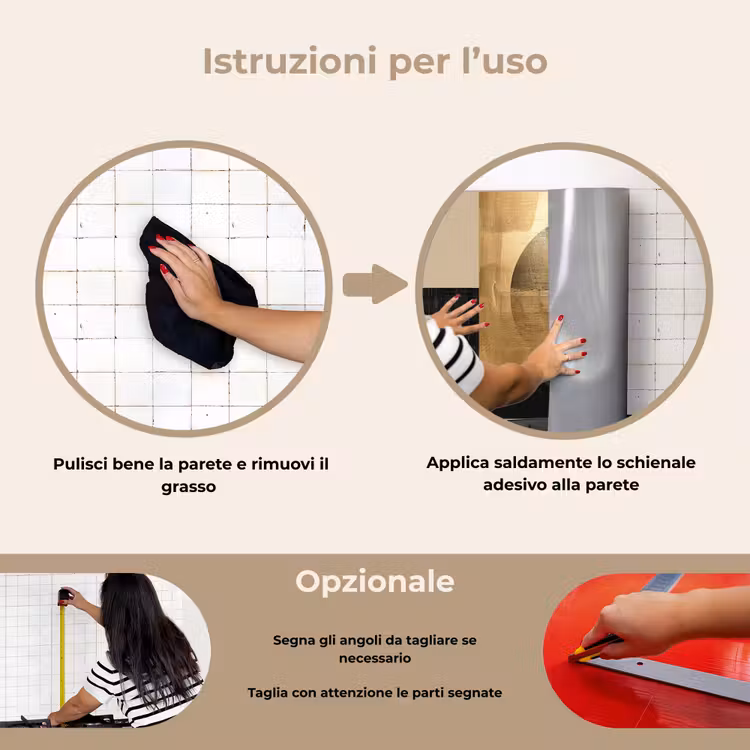 Paraschizzi cucina - Astratto - Oro - Nero - Arte — 6