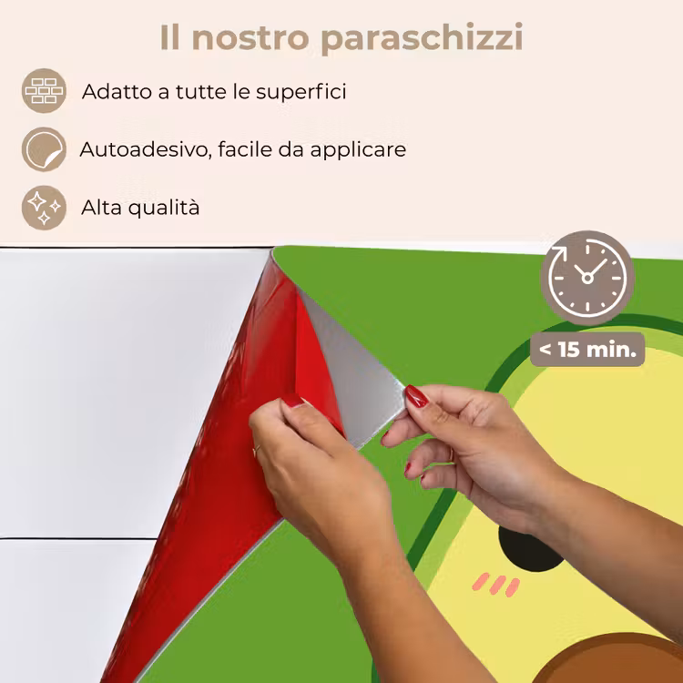 Paraschizzi cucina - Avocado - Verde - Giocoso — 4