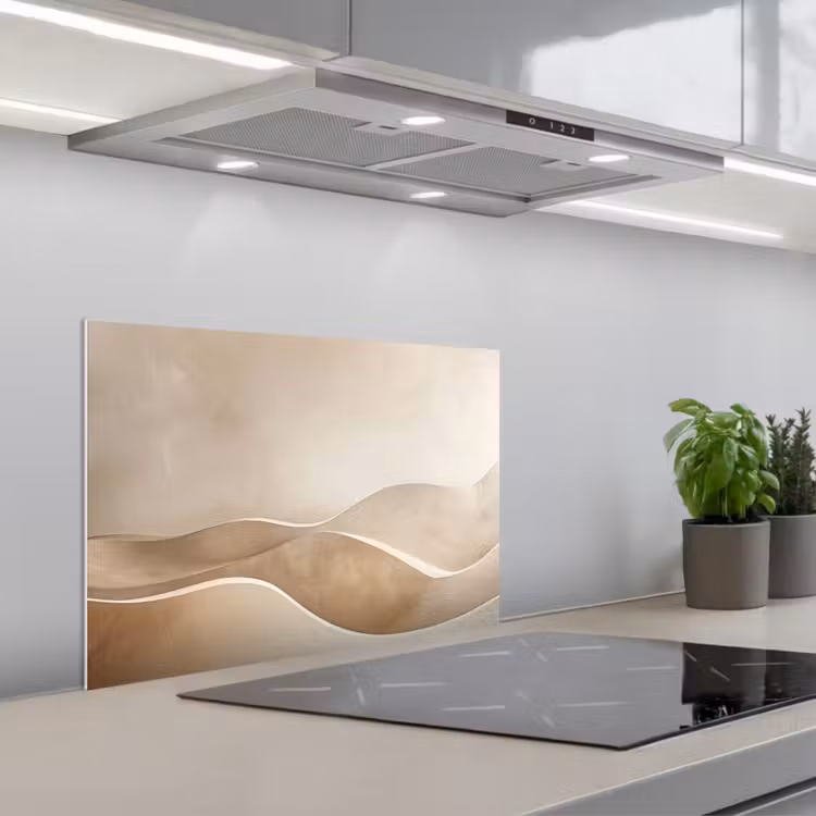 Paraschizzi cucina - Beige - Colline - Modello — 1