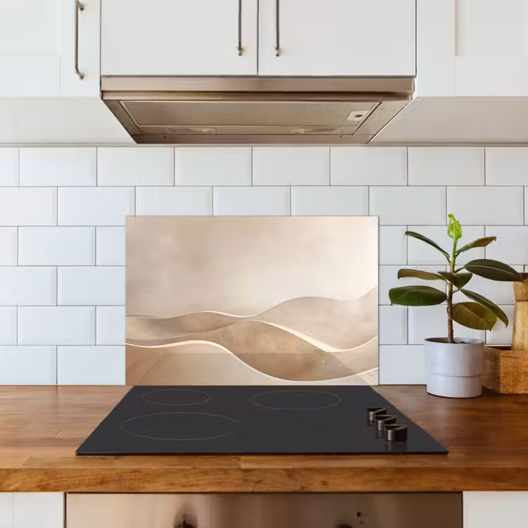 Paraschizzi cucina - Beige - Colline - Modello — 3