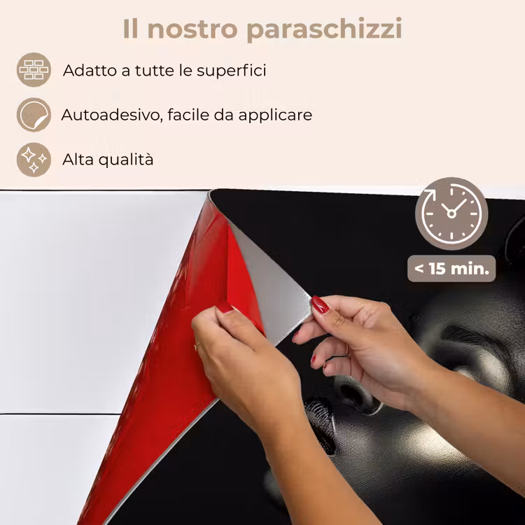 Paraschizzi cucina - Donna - Nero - Oro - Gioielli — 4