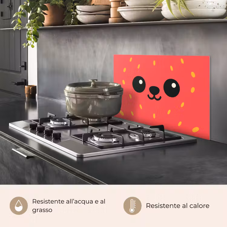 Paraschizzi cucina - Gatto - Fragola - Cartone animato — 2