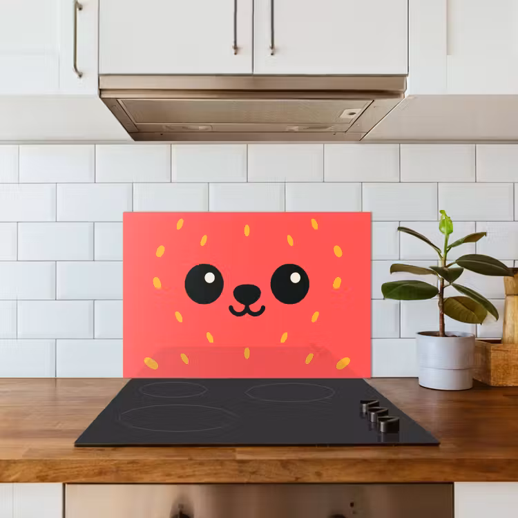 Paraschizzi cucina - Gatto - Fragola - Cartone animato — 3