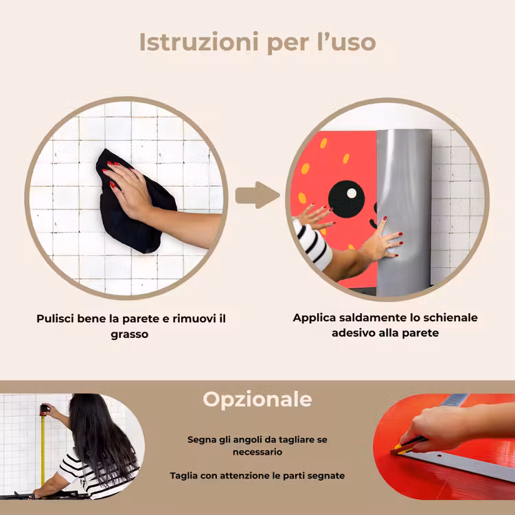 Paraschizzi cucina - Gatto - Fragola - Cartone animato — 6