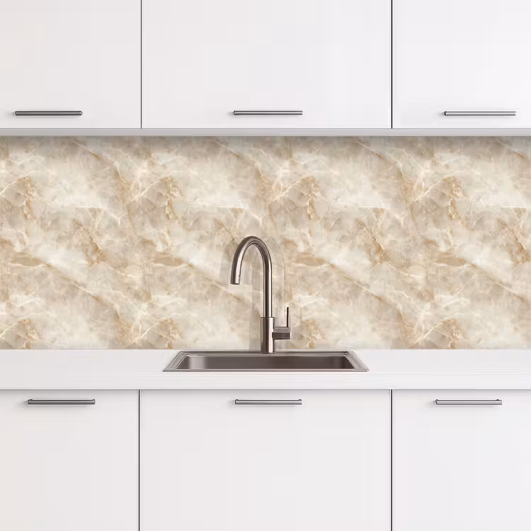 Schienale cucina - Beige chiaro - Onice - Sottile — 4