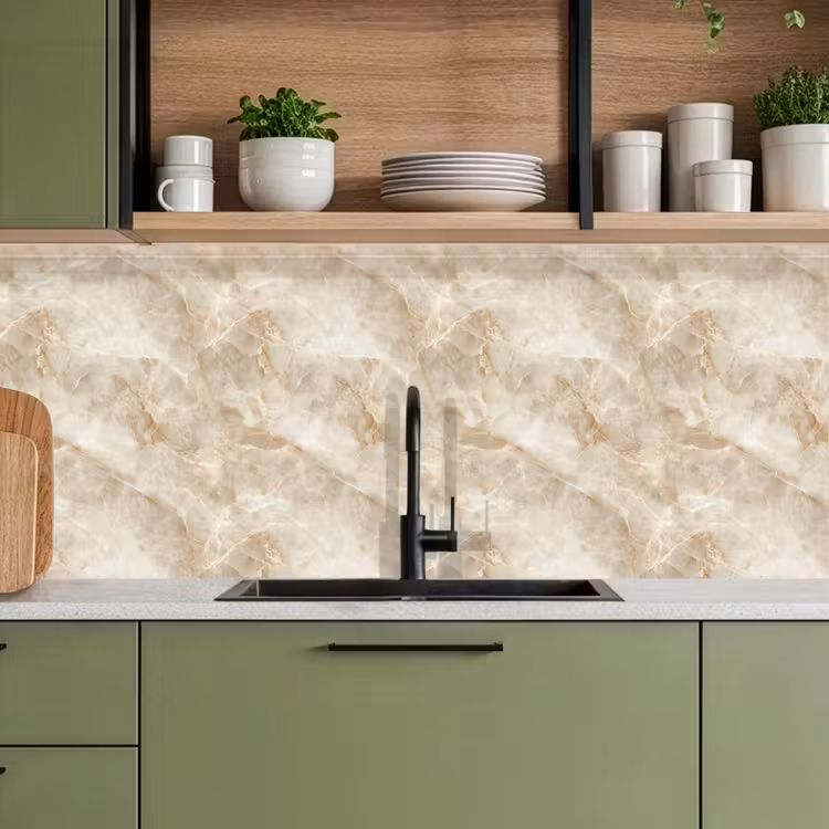 Schienale cucina - Beige chiaro - Onice - Sottile — 8