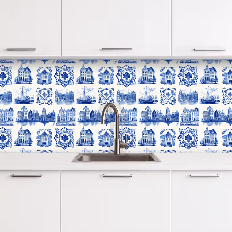 Schienale cucina - Case - Navi - Blu — 4