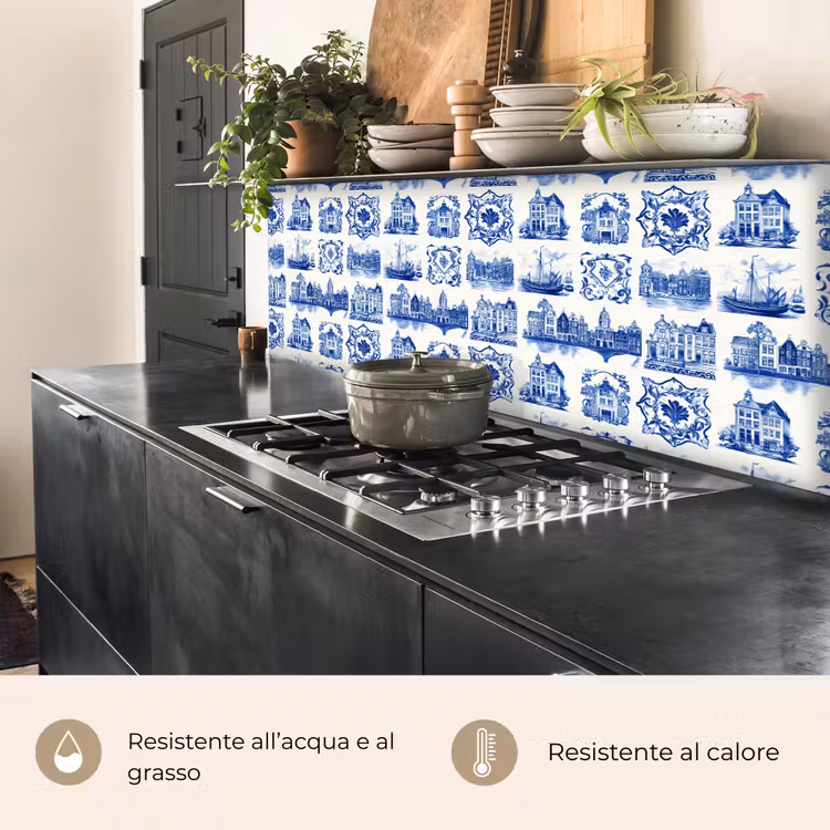 Schienale cucina - Case - Navi - Blu — 5
