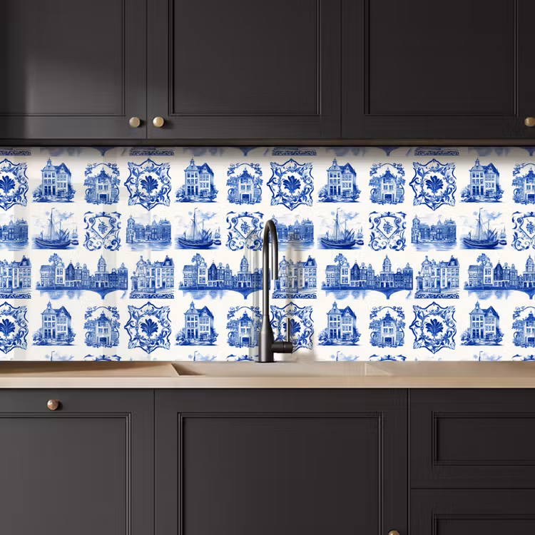 Schienale cucina - Case - Navi - Blu — 6