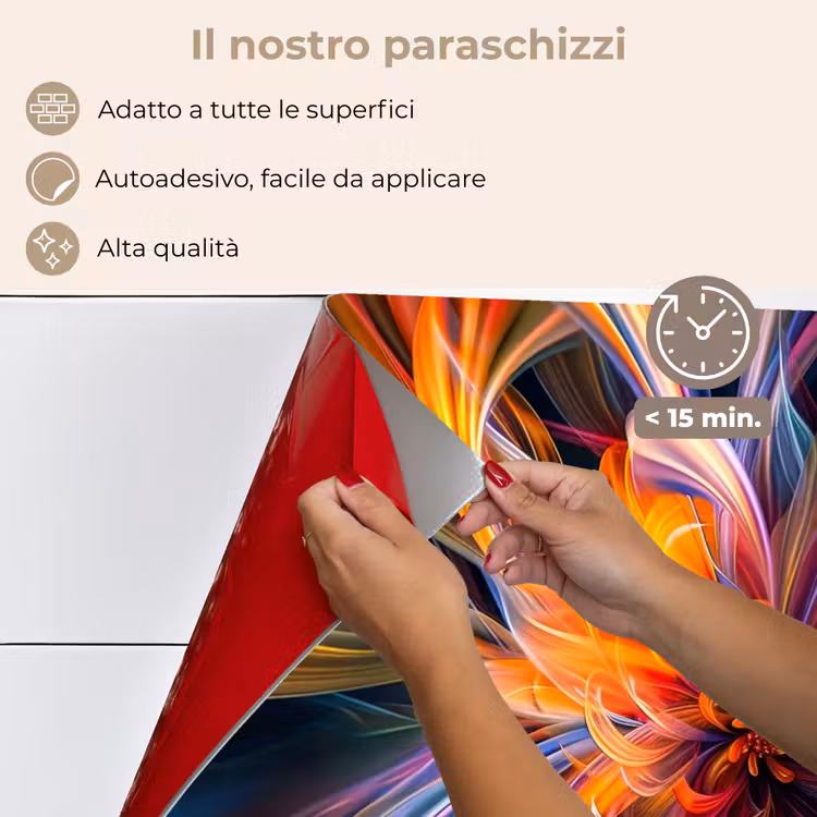 Paraschizzi cucina - Colorato - Motivo - Nero - Colori — 4