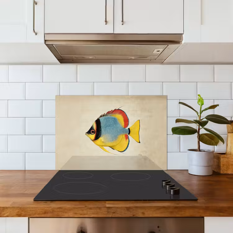 Paraschizzi cucina - Colorato - Pesce - Squame - Illustrazione — 3