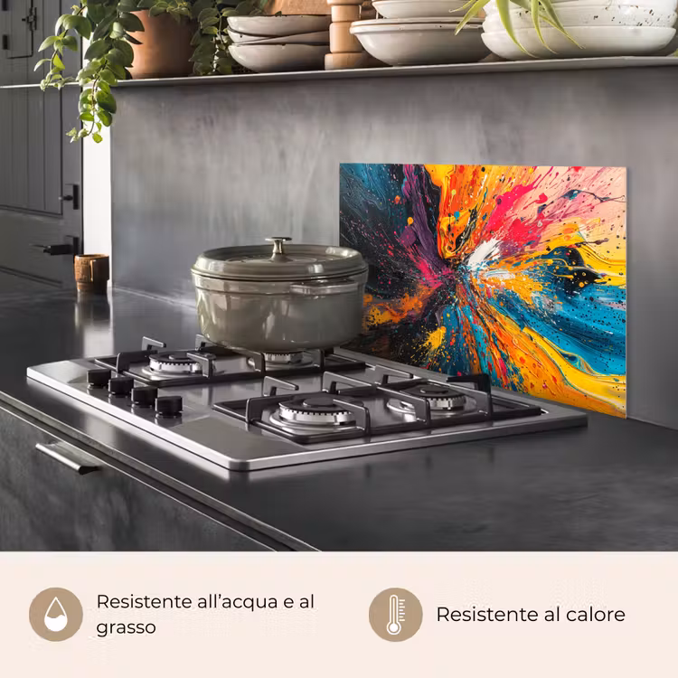 Paraschizzi cucina - Colori - Vernice - Modello — 2