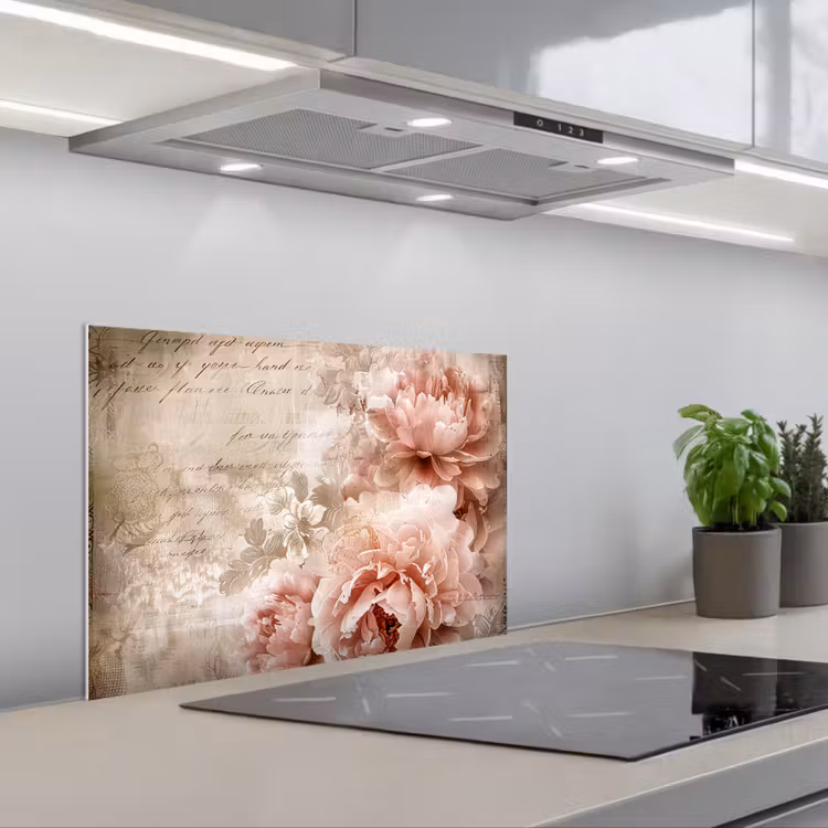 Paraschizzi cucina - Fiori - Rose - Libro - Arte — 1