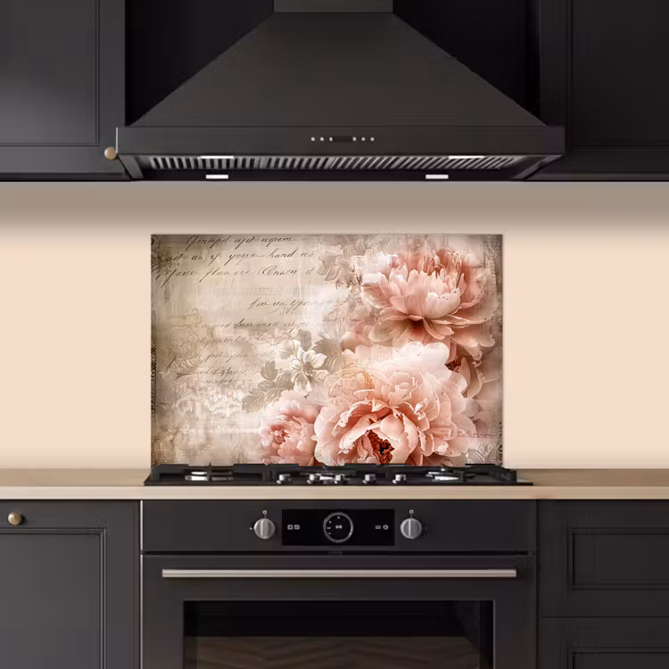 Paraschizzi cucina - Fiori - Rose - Libro - Arte — 5