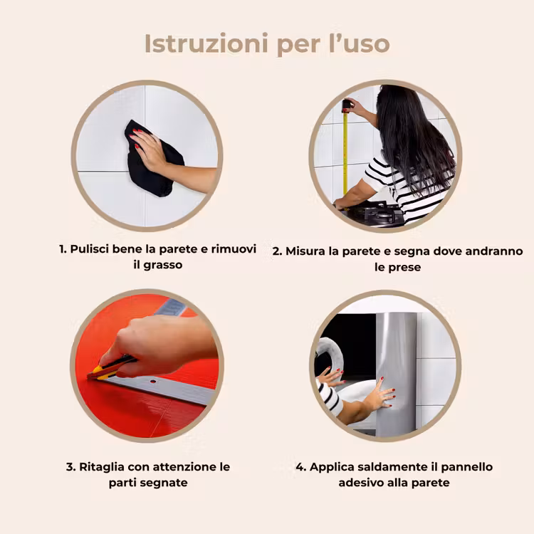 Schienale cucina - Cigni - Cuore - Nero - Bianco — 9