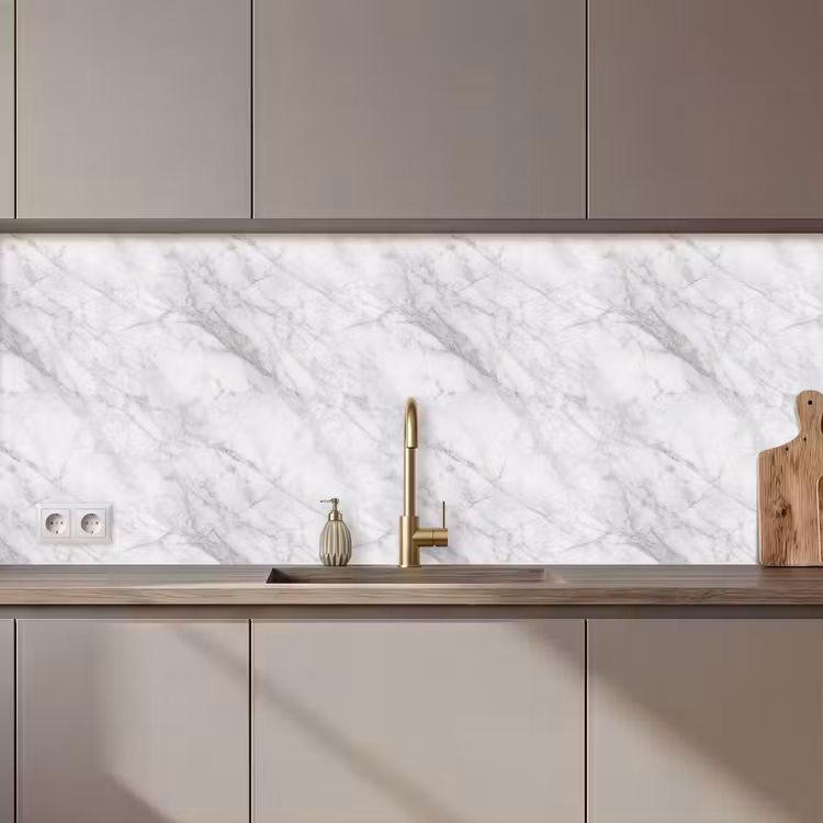 Schienale cucina - Classico - Marmo - Grigio — 1