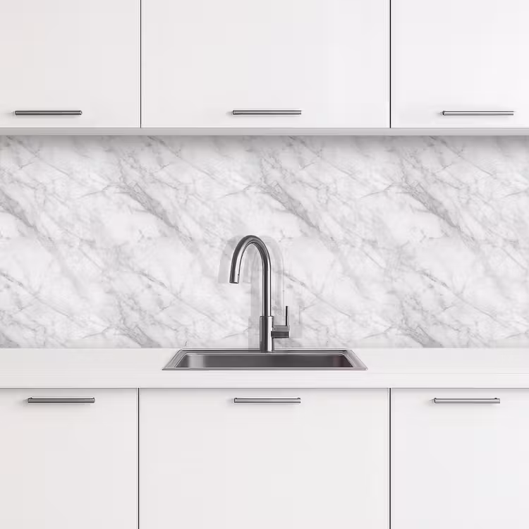 Schienale cucina - Classico - Marmo - Grigio — 4