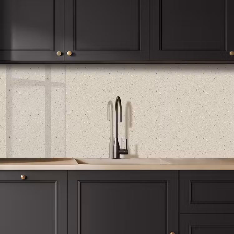 Schienale cucina - Beige chiaro - Terrazzo - Grigio — 6