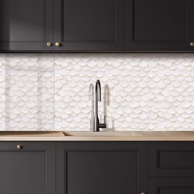 Schienale cucina - Bilance - Bianco - Elegante — 6