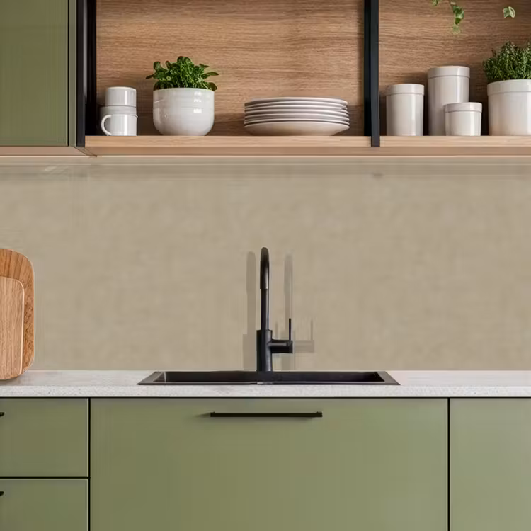Schienale cucina - Colore taupe - Struttura nuvolata - Naturale — 8
