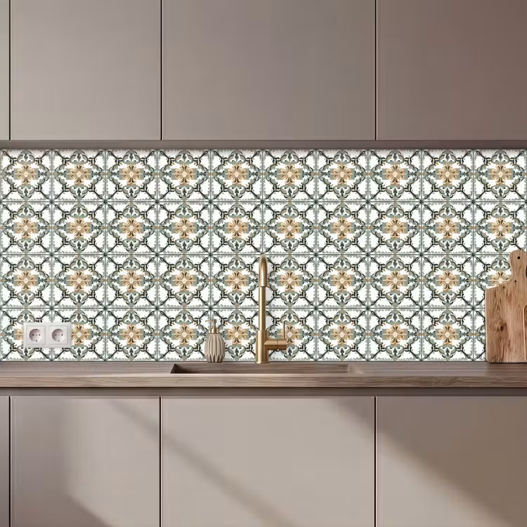 Schienale cucina - Floreale - Intemperie - Colorato — 1