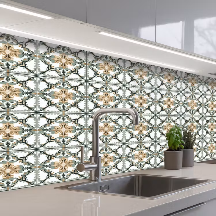Schienale cucina - Floreale - Intemperie - Colorato — 2