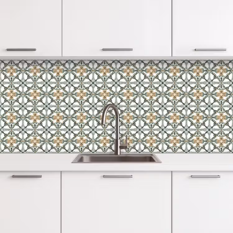 Schienale cucina - Floreale - Intemperie - Colorato — 4
