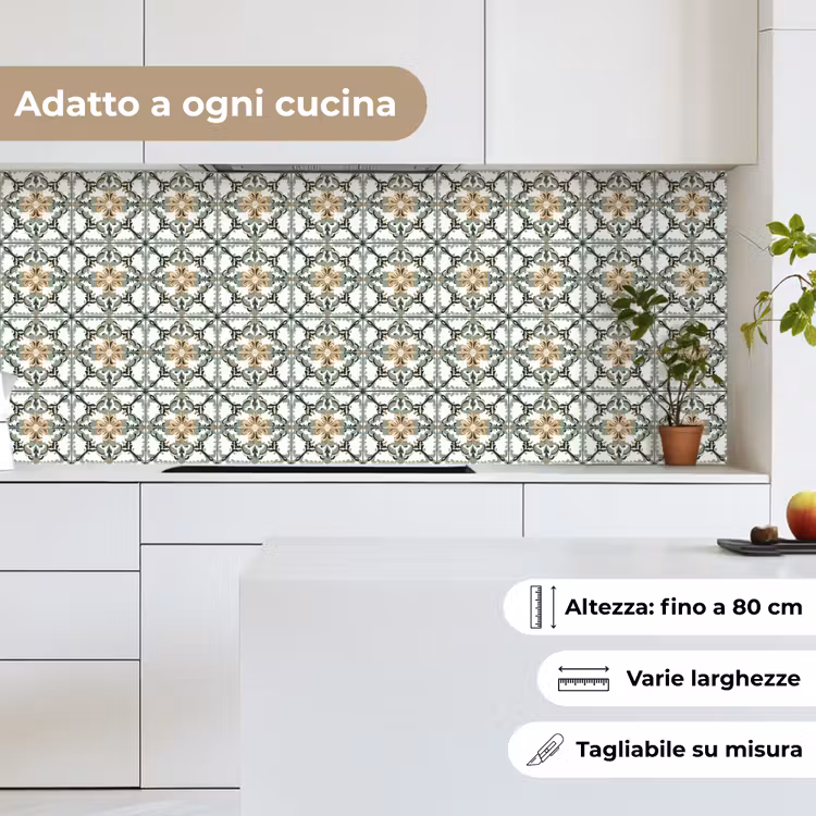 Schienale cucina - Floreale - Intemperie - Colorato — 7