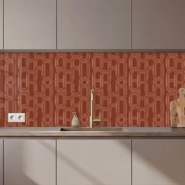 Schienale cucina - Astratto - Texture - Marrone — 1