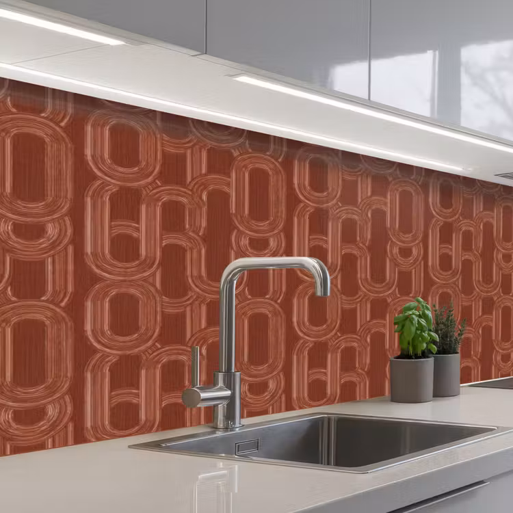 Schienale cucina - Astratto - Texture - Marrone — 2