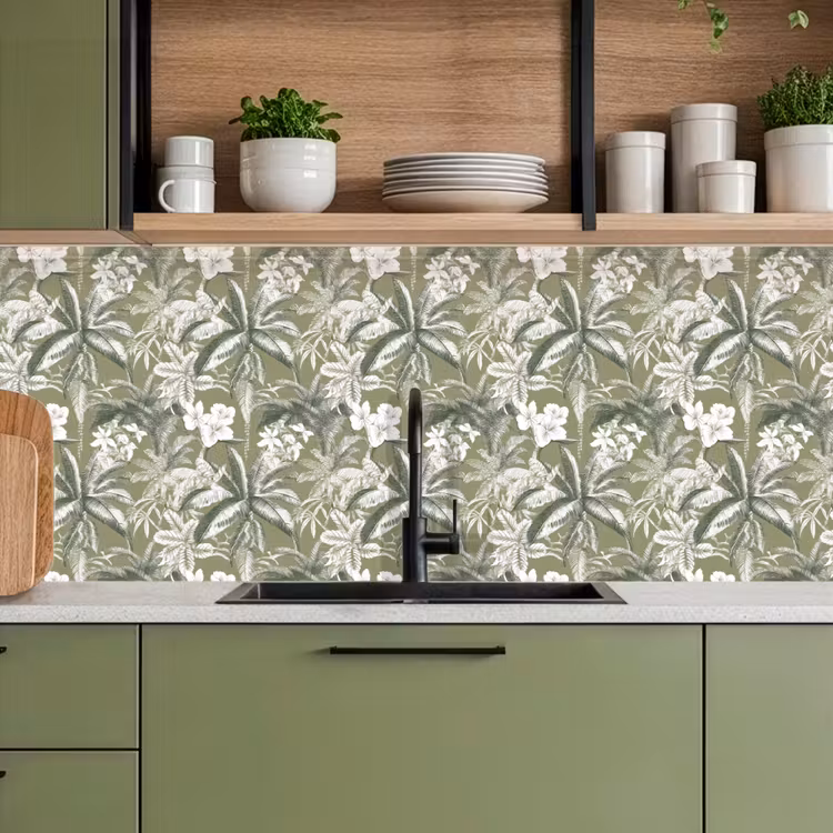 Schienale cucina - Botanico - Fiori - Verde — 8