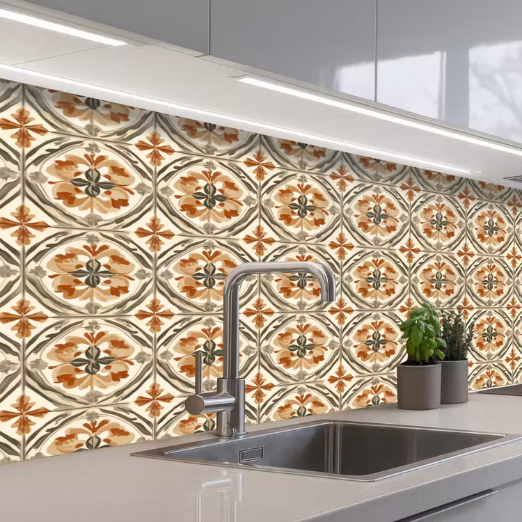 Schienale cucina - Elegante - Antico - Colorato — 2