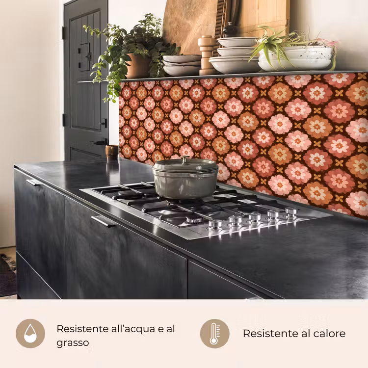 Schienale cucina - Geometrico - Floreale - Colorato — 5