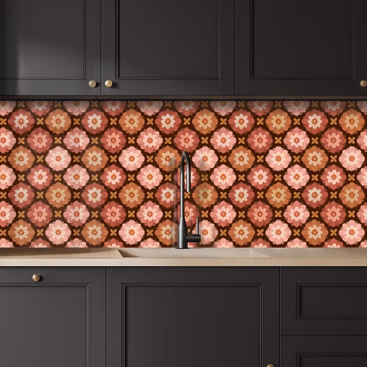 Schienale cucina - Geometrico - Floreale - Colorato — 6