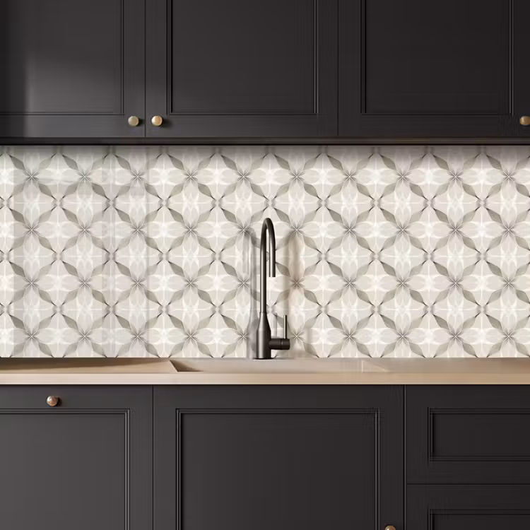 Schienale cucina - Grafica - Motivo - Grigio — 6