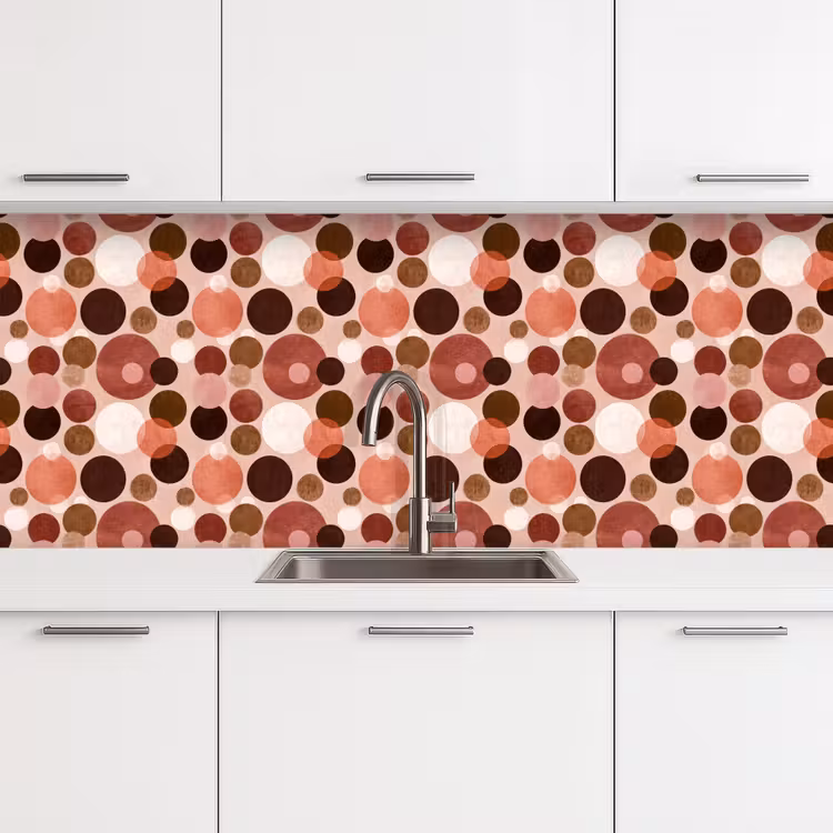 Schienale cucina - Cerchi - Moderno - Colorato — 4