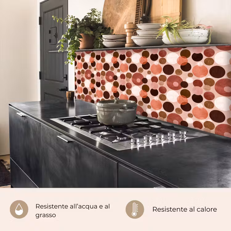 Schienale cucina - Cerchi - Moderno - Colorato — 5