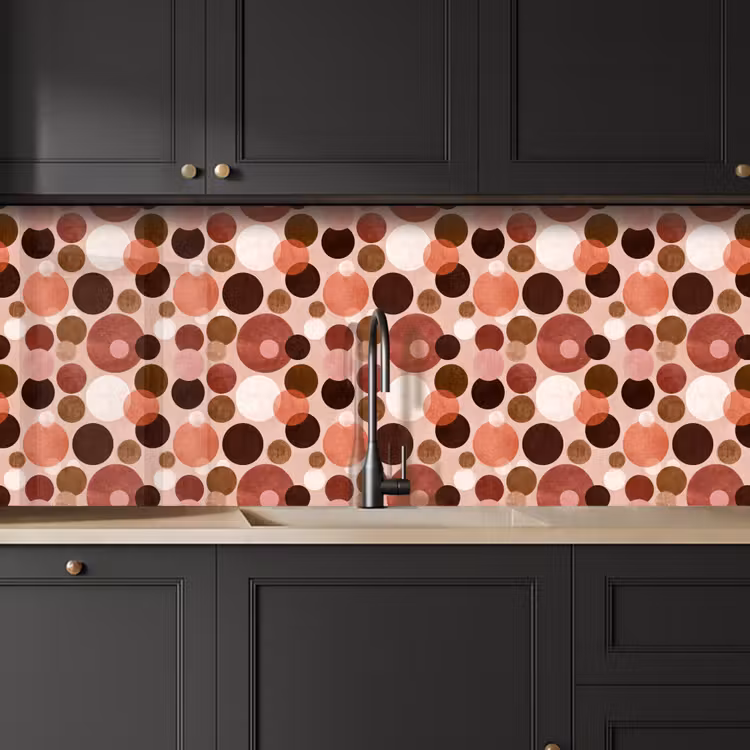 Schienale cucina - Cerchi - Moderno - Colorato — 6