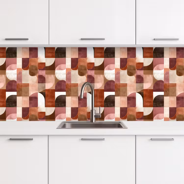 Schienale cucina - Geometria - Moderno - Retrò — 4
