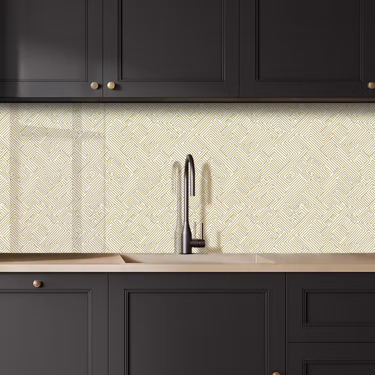 Schienale cucina - Geometrico - Linee - Verde — 6