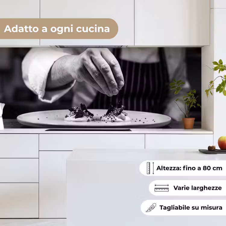 Schienale cucina - Chef - guarnizione - piatto — 7