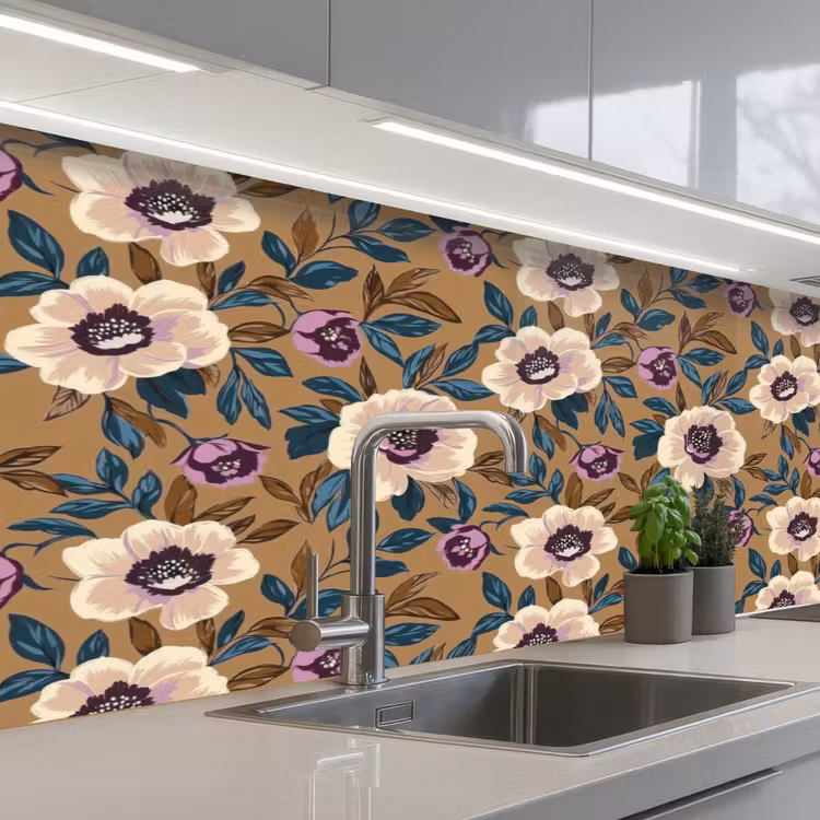 Schienale cucina - Floreale - Natura morta - Colorato — 2
