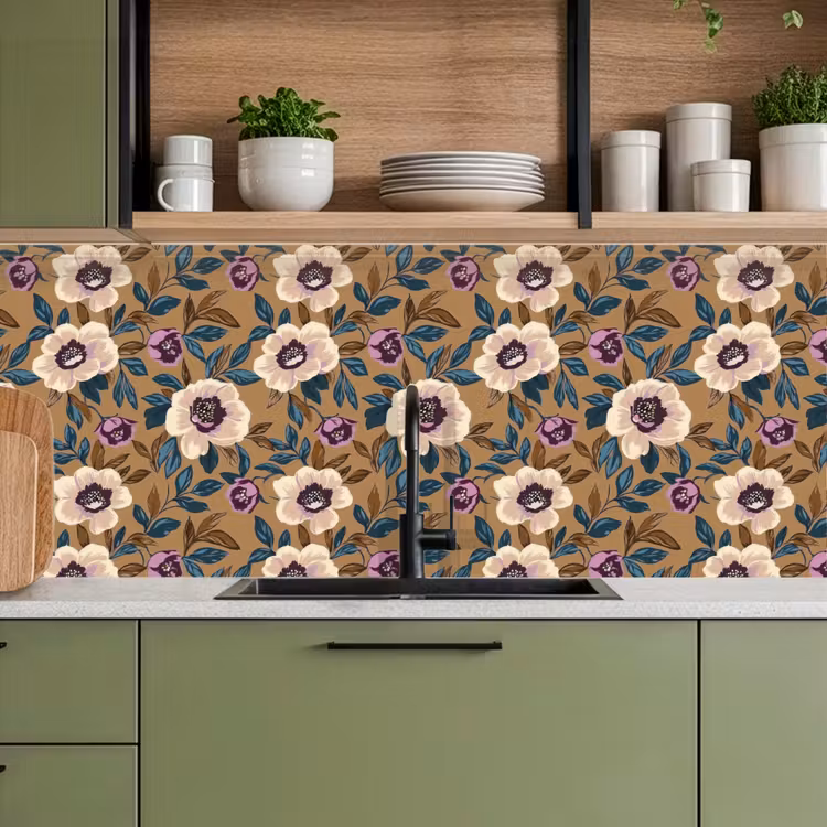 Schienale cucina - Floreale - Natura morta - Colorato — 8