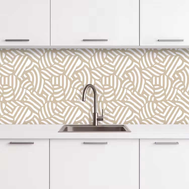 Schienale cucina - Astratto - Moderno - Beige — 4