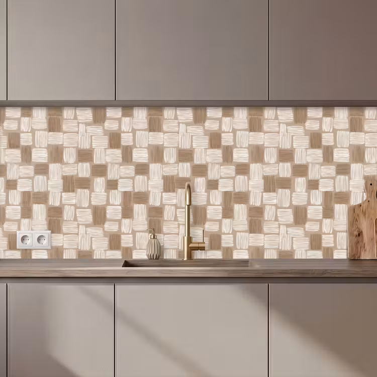 Schienale cucina - Blocco - Modello - Marrone — 1