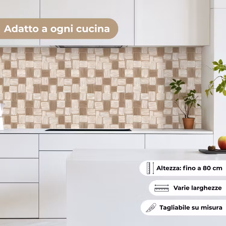 Schienale cucina - Blocco - Modello - Marrone — 7