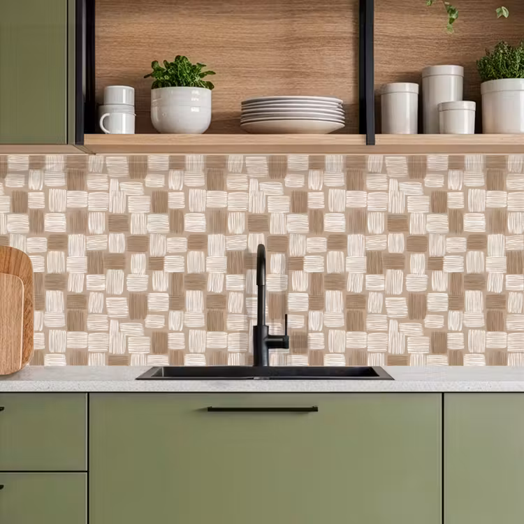 Schienale cucina - Blocco - Modello - Marrone — 8